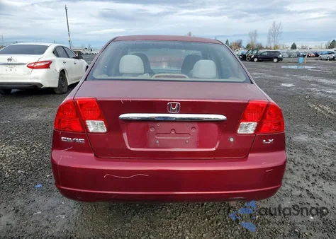 2003 Honda Civic Lx из США, поврежденный, VIN 2HGES16553H549526